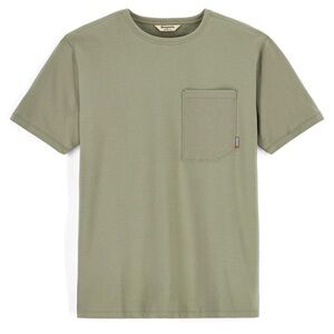 Simms Fishing Mens Shirt Army Green Harbor Pocket Tee 3XL